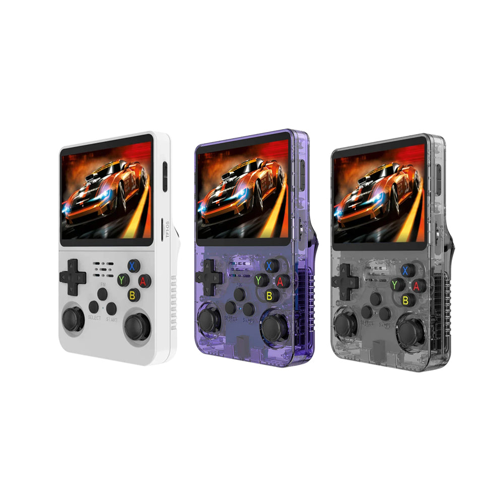 Open Source R36S Retro Handheld Video Game Console Linux System 3.5 Inch IPS Screen Portable Pocket Video Player R35S 64GB Games