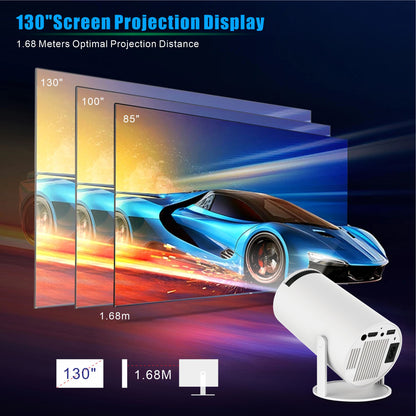 New HY300 Pro Portable Projector 4k Smart outdoor Android 11 1080P Mini 4K Projector