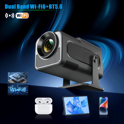 HY320 mini Hd Home Theater Proyector Mini Smart Android Projectors Portable Outdoor Travel Projector 4K