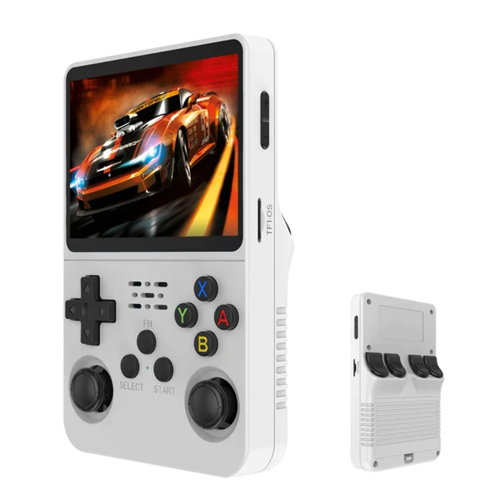 Open Source R36S Retro Handheld Video Game Console Linux System 3.5 Inch IPS Screen Portable Pocket Video Player R35S 64GB Games